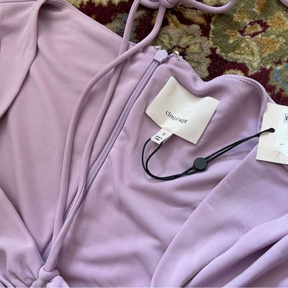 Cinq a Sept Janis Midi Dress Sz 6 - Picture 8 of 10